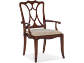 Hooker Furniture Casual Dining Charleston Upholstered Seat Arm Chair-2 per carton/price ea